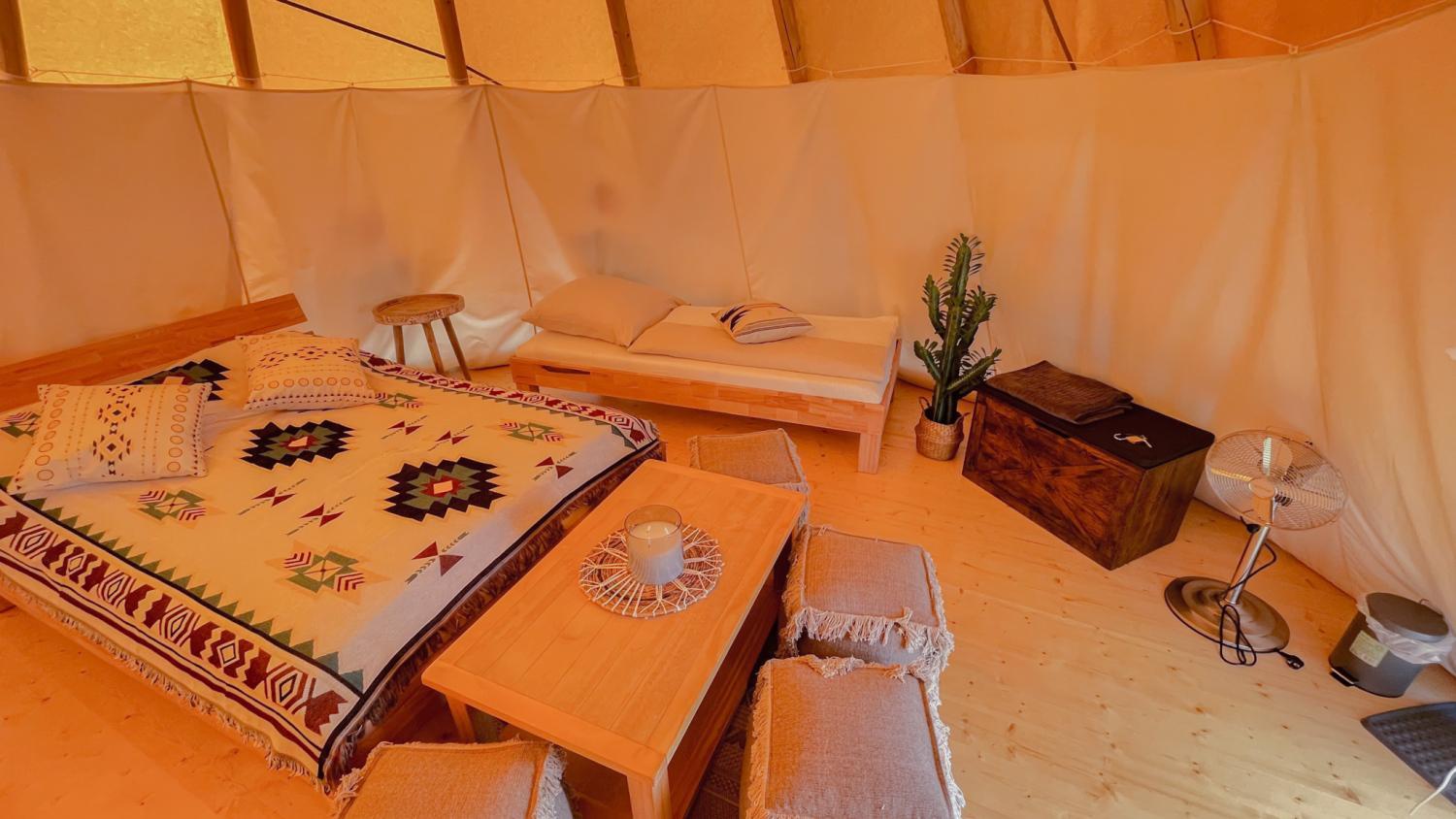 Ferienwohnung Tipi Missouri Falkenburg Exterior foto