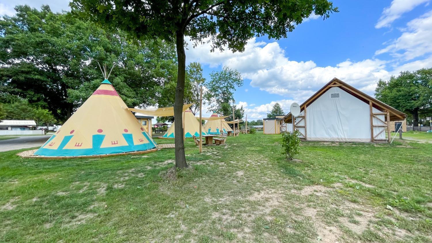 Ferienwohnung Tipi Missouri Falkenburg Exterior foto